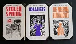 The Missing Bureaucrat, Stolen Spring and Idealists PB Book Lot by Hans Scherfig - £53.92 GBP