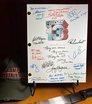 Friday the 13th Script Signed- Autograph Reprints- Jason Voorhees, Mrs. Voorhees - £18.68 GBP