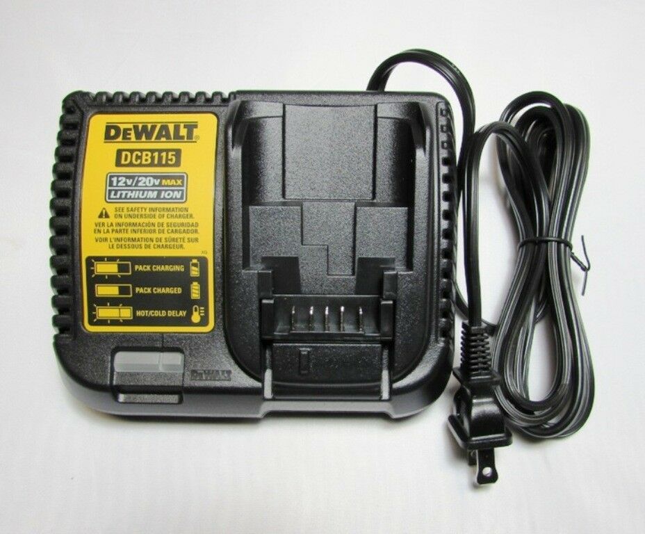 DEWALT GENUINE DCB115 4A 12/20V MAX LITHIUM ION BATTERY FAST CHARGER - N... - $24.98