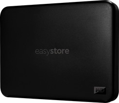 WD - Easystore 2TB External USB 3.0 Portable Hard Drive - Black - £94.83 GBP