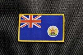 Hong Kong Colonial Flag Woven Morale Patch Yellow Umbrella Reclaim Liber... - $8.95
