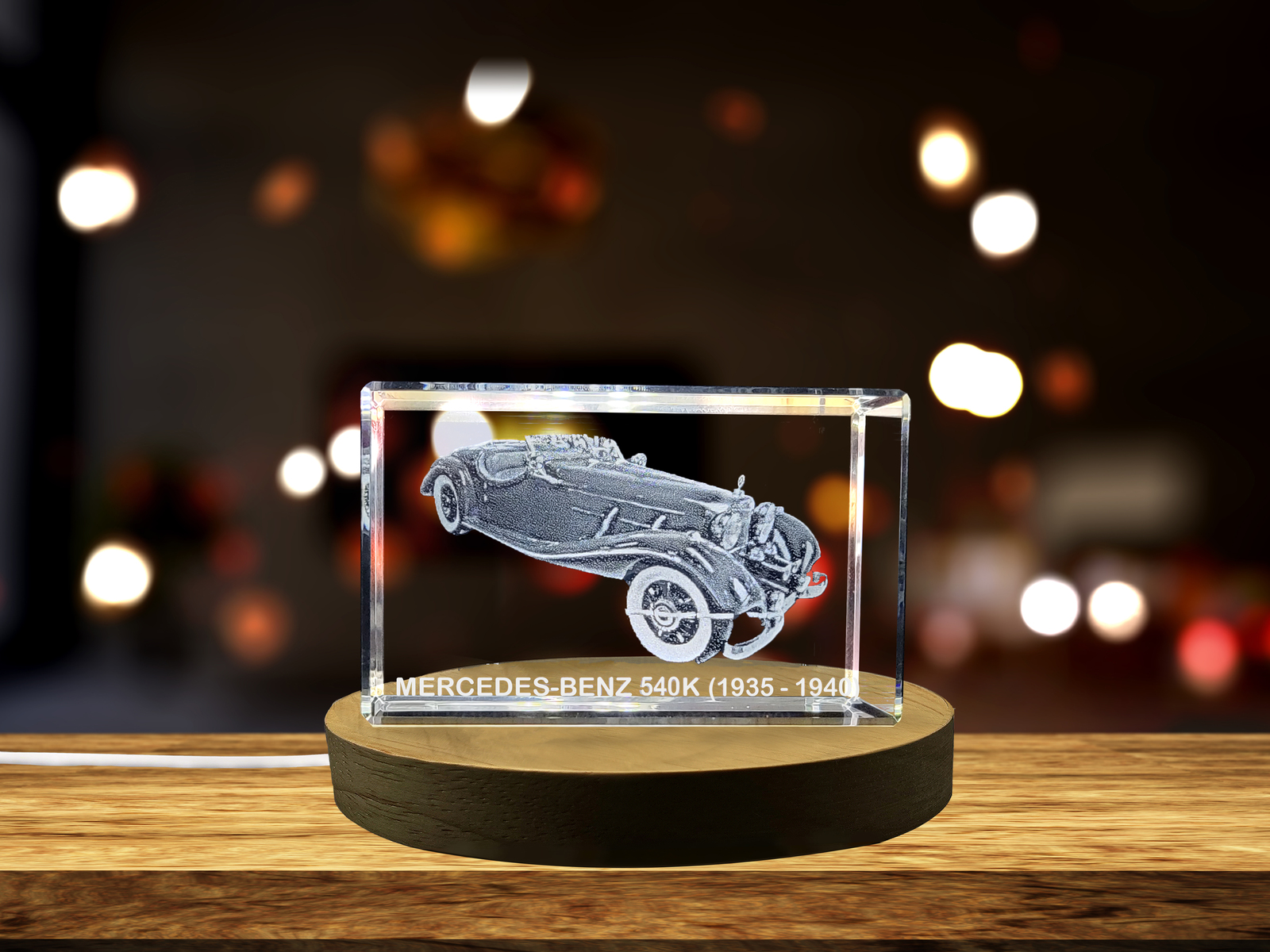 LED Base included | Timeless Elegance: Mercedes-Benz 540K (1935–1940) - 3D