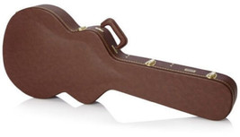 Gator Deluxe Wood Case for Semi-Hollow Guitars, Vintage Brown Exterior - £117.53 GBP