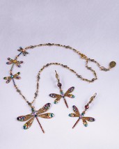 Smithsonian Dainty Dragonfly Jewelry Set - Necklace and Earrings - $130.00