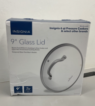 Insignia- 9&quot; Glass Lid for 6 Qt Multi-Cooker - Clear - £7.88 GBP