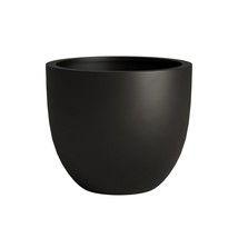 DTY Signature Mount Belford 1-Piece Fiberstone Planter for Indoor/Outdoor, Black - £50.13 GBP