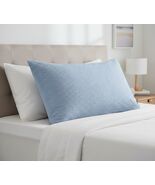 Pillow Sham Mainstays Essential Blue Crinkle Sham King Size 20 x 36 in - $153.04 MXN