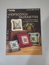 Leisure Arts: HOPSCOTCH SILHOUETTES Cross Stitch Leaflet #287 Mary Scott... - $10.45