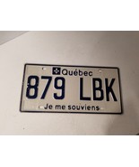 1990's Quebec License Plate - £8.32 GBP