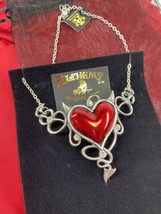 Alchemy Gothic ULFP25 Devil Heart Genereux  Necklace Pendant Gift Crystal - $70.00