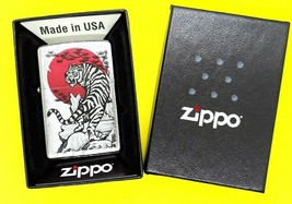 Asian Tiger Design Authentic Zippo Lighter #29889 - £22.37 GBP