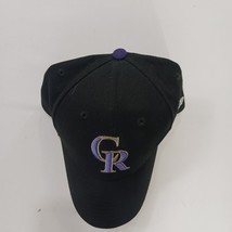 New Era RN#11493 CR Colorado Rockies Men's Back Strap Black Baseball Cap Hat image 10