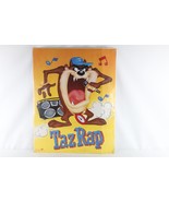 NOS Vintage 80s Looney Tunes Tazmanian Devil Taz Rap Hip Hop Wall Poster... - $101.48 CAD