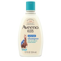 Aveeno Kids Curly Hair Shampoo With Oat Extract & Shea Butter, Gently Cleanses,  - $18.99
