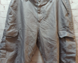 Burnside men's 32 cargo pocket shorts lightweight gray 11" inseam - $15.28