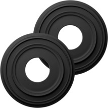 Eifhyt Matte Black Pu Ceiling Medallions, 12-1/4&quot;Od X 4&quot;Id X 1&quot;P (Fits Canopies - £31.12 GBP