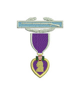 CIB Combat Infantry Badge Purple Heart Embroidered Polo Shirt - $641.12 MXN+