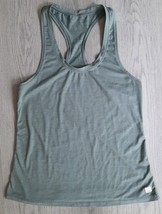 Vuori Top Women S Green Heather LUX Performance Tank Top Racerback HH - $21.49