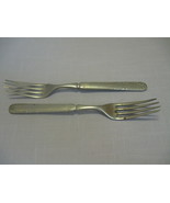 Cuvee Silver Warranted Qty 2 Dinner Forks Quaker Valley Mfg  1900-1959 - £7.94 GBP