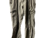 Columbia Omni Shade Mens 40 x 30 Khaki Cargo Quick Dry Nylon Pants Belted - $16.40