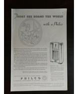 Vintage 1935 Philco All Wave Aerial Musical Instrument Full Page Origina... - £5.22 GBP