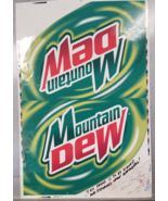Mountain Dew Bottle Labels Sign Advertising Art Work Green Red Yellow 1998 - £14.97 GBP
