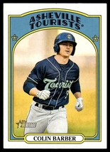 2021 Topps Heritage Minor League Colin Barber Asheville Tourists - £1.41 GBP