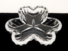 Waterford Crystal Pin Dish, 4&quot; Flower Pattern, Vertical Cut Edge, Star C... - £19.26 GBP