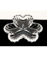 Waterford Crystal Pin Dish, 4&quot; Flower Pattern, Vertical Cut Edge, Star C... - $33.44 CAD