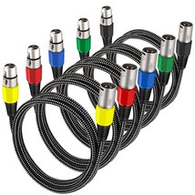 3 Pin Nylong Braided Balanced Xlr Male To Xlr Female Heavy Duty Mic, Xlr... - $41.99