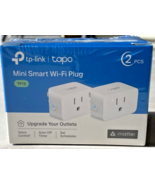 TP-Link - Tapo Smart Wi-Fi Plug Mini with Matter - White 2 pack TP15 - £18.77 GBP