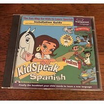 Kidspeak Spanish (PC-CDROM) For Ages 6+ by Transparent Language - New Sealed. - $10.16