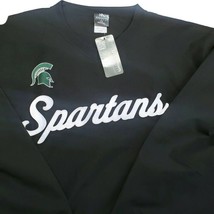 Knights Apparel Michigan State Spartans Pullover Sweatshirt Mens L or 2XL Black - £25.54 GBP