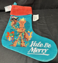 Disney Parks Marvel Guardians of the Galaxy Rocket Groot Christmas Stocking - £22.87 GBP
