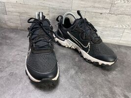 Nike Sneakers Youth Kids 6Y React Vision Running Shoes Black Athletic CD... - €16,89 EUR