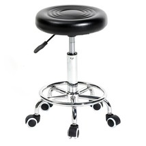 Adjustable Swivel Salon Bar Stool Hydraulic Rolling Facial Massage Tattoo Spa - £44.77 GBP