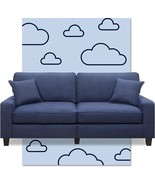 Navy Blue Serta Palisades Upholstered Sofas For Living Room, Free Assembly. - £463.89 GBP
