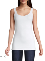 I.N.C. Women&#39;s Scoop Neck Sleeveless Tank Top, White, Size S/M - $10.00