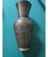 Art Nouveau METAL  silver overlay vase  SOLD IN CHRISTIE&#39;S 2007 rare PICK 1 - £116.18 GBP+