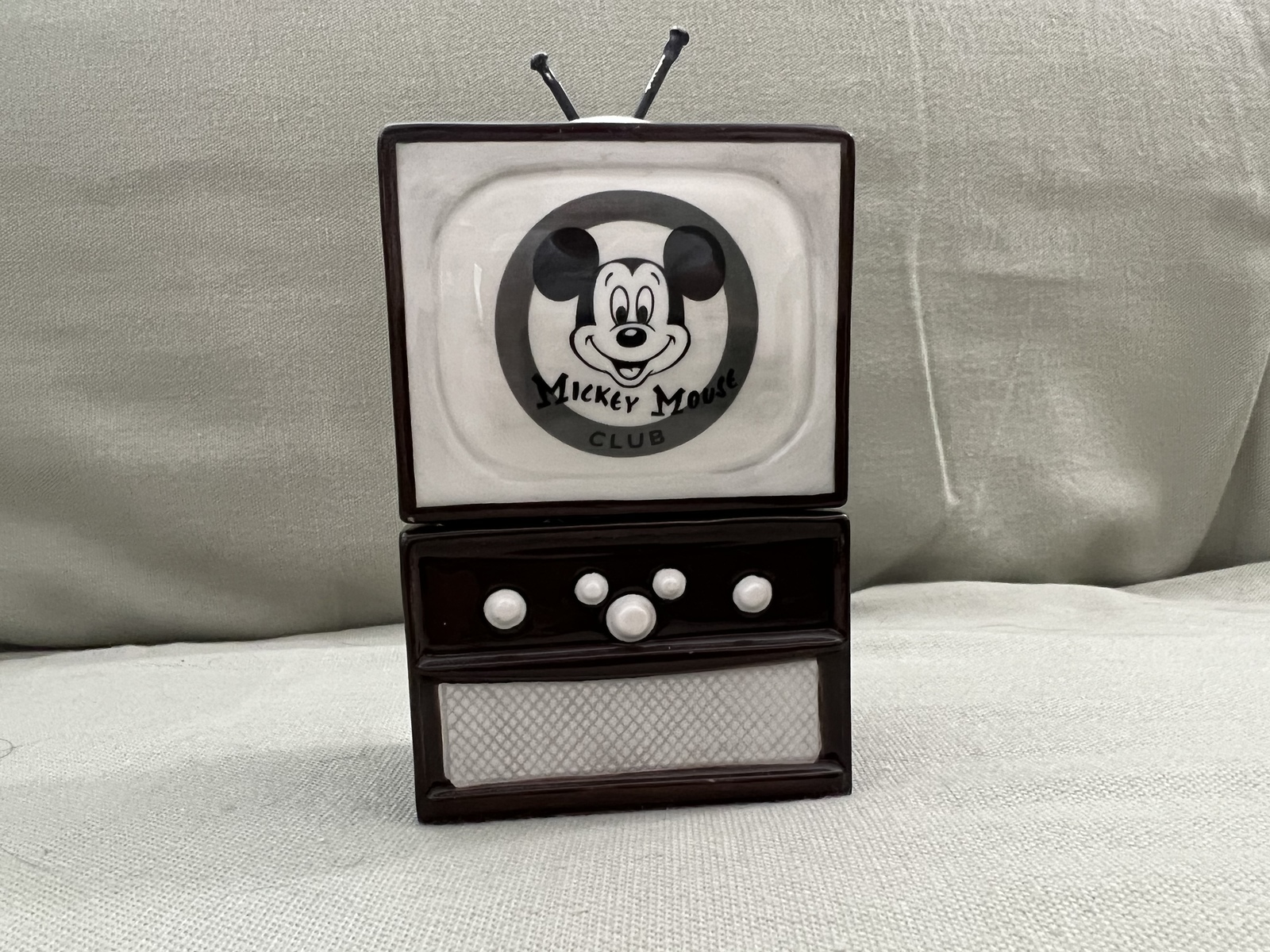 Disney Parks Mickey Mouse Club Vintage Television Salt and Pepper Shaker Set NEW - $74.90