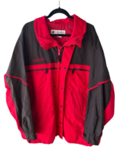 Vintage Columbia Sportswear Gizzmo Nylon Jacket Black and Red Size XL - £19.92 GBP