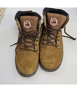 Brahma Brown Leather Work Boots Hiking Waterproof Lace Up Mens Size 9W - €35,97 EUR