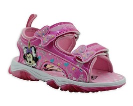 Disney Minnie Mouse Sandals Toddler Size 12 Light Up - £15.68 GBP