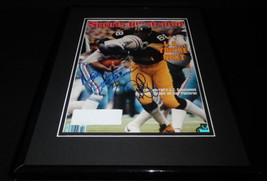 LC Greenwood &amp; Dan Pastorini Signed Framed Sports Illustrated Full Magaz... - £140.78 GBP