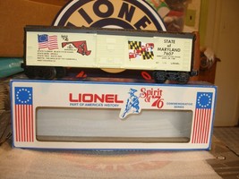 Lionel O Guage Spirit Of 76 MARYLAND BOX CAR 6-7607 BOXED - $35.00