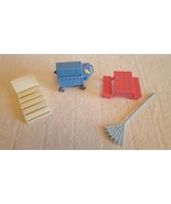 Fisher Price Loving Family Dollhouse Backyard Outdoor BBQ Grill &amp; Patio ... - $14.99