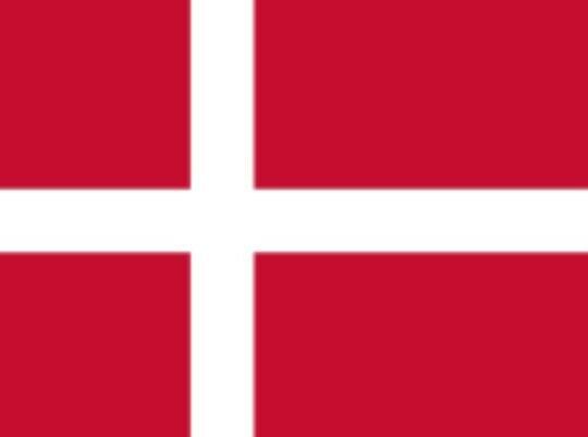 2x Denmark flag Vinyl Decal Sticker Different colors & size for Cars/Bikes