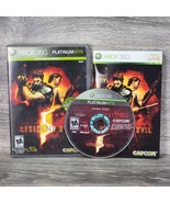 Resident Evil 5 Platinum Hits Xbox 360 Tested CIB Complete Manual Horror... - $8.80