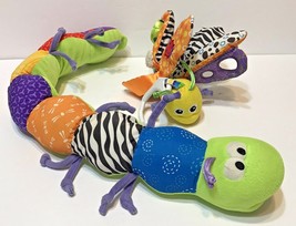 Lot of 2 Lamaze Plush Catapillar Rattler Teethers Small and Large - £8.45 GBP