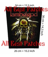 Lamb of God skull Backpatch Canvas,Slayer,Metallica,Stone Sour,Limp Bizk... - $30.00